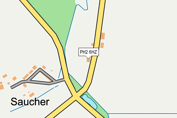 PH2 6HZ map - OS OpenMap – Local (Ordnance Survey) PH2 6HZ map - OS OpenMap – Local (Ordnance Survey)