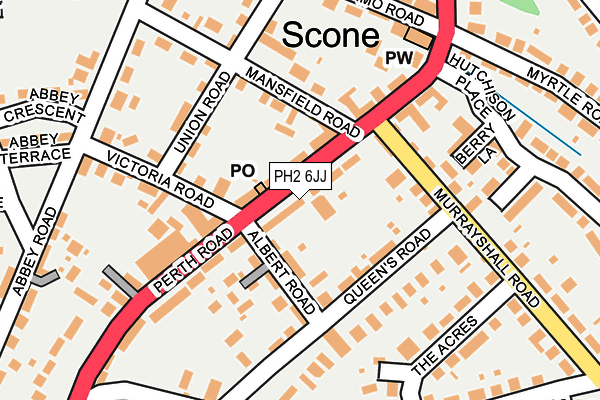 PH2 6JJ map - OS OpenMap – Local (Ordnance Survey) PH2 6JJ map - OS OpenMap – Local (Ordnance Survey)