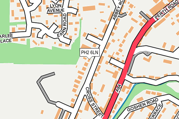 PH2 6LN map - OS OpenMap – Local (Ordnance Survey) PH2 6LN map - OS OpenMap – Local (Ordnance Survey)