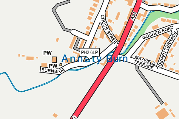 PH2 6LP map - OS OpenMap – Local (Ordnance Survey) PH2 6LP map - OS OpenMap – Local (Ordnance Survey)