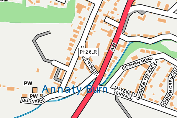 PH2 6LR map - OS OpenMap – Local (Ordnance Survey) PH2 6LR map - OS OpenMap – Local (Ordnance Survey)