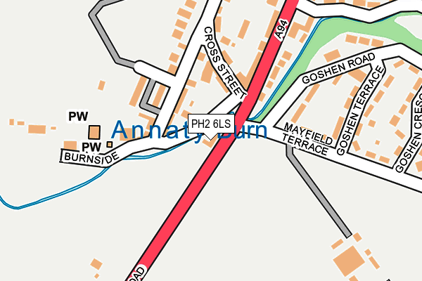 PH2 6LS map - OS OpenMap – Local (Ordnance Survey) PH2 6LS map - OS OpenMap – Local (Ordnance Survey)