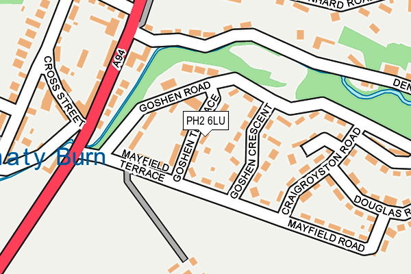 PH2 6LU map - OS OpenMap – Local (Ordnance Survey) PH2 6LU map - OS OpenMap – Local (Ordnance Survey)