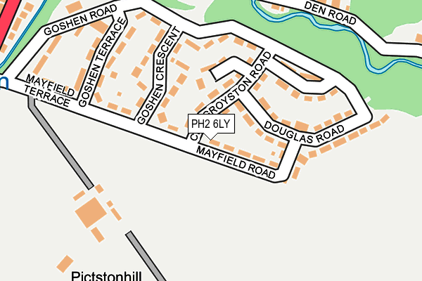 PH2 6LY map - OS OpenMap – Local (Ordnance Survey) PH2 6LY map - OS OpenMap – Local (Ordnance Survey)