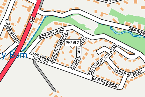 PH2 6LZ map - OS OpenMap – Local (Ordnance Survey) PH2 6LZ map - OS OpenMap – Local (Ordnance Survey)