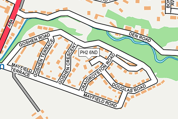 PH2 6ND map - OS OpenMap – Local (Ordnance Survey) PH2 6ND map - OS OpenMap – Local (Ordnance Survey)