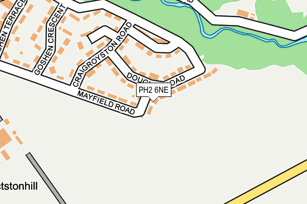 PH2 6NE map - OS OpenMap – Local (Ordnance Survey) PH2 6NE map - OS OpenMap – Local (Ordnance Survey)