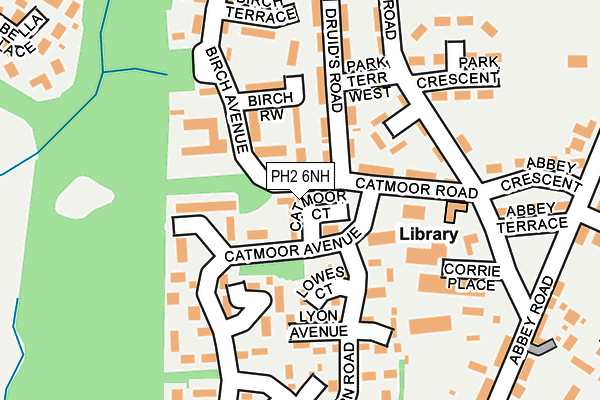 PH2 6NH map - OS OpenMap – Local (Ordnance Survey) PH2 6NH map - OS OpenMap – Local (Ordnance Survey)