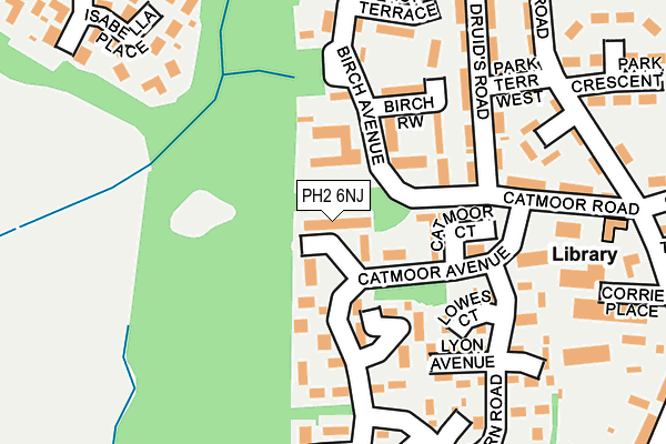 PH2 6NJ map - OS OpenMap – Local (Ordnance Survey) PH2 6NJ map - OS OpenMap – Local (Ordnance Survey)