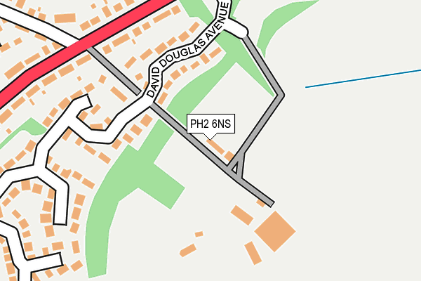 PH2 6NS map - OS OpenMap – Local (Ordnance Survey) PH2 6NS map - OS OpenMap – Local (Ordnance Survey)
