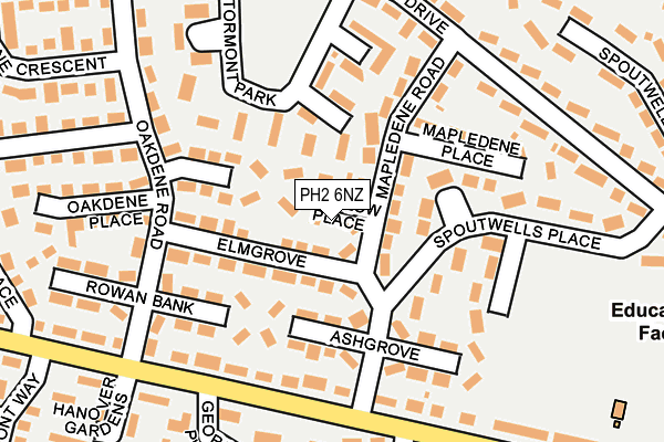 PH2 6NZ map - OS OpenMap – Local (Ordnance Survey) PH2 6NZ map - OS OpenMap – Local (Ordnance Survey)