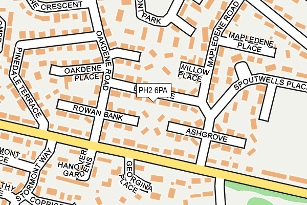 PH2 6PA map - OS OpenMap – Local (Ordnance Survey) PH2 6PA map - OS OpenMap – Local (Ordnance Survey)