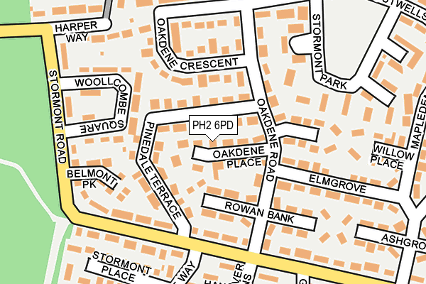 PH2 6PD map - OS OpenMap – Local (Ordnance Survey) PH2 6PD map - OS OpenMap – Local (Ordnance Survey)