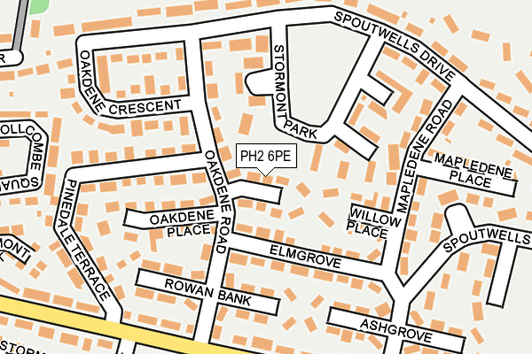 PH2 6PE map - OS OpenMap – Local (Ordnance Survey) PH2 6PE map - OS OpenMap – Local (Ordnance Survey)