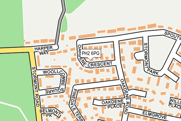PH2 6PG map - OS OpenMap – Local (Ordnance Survey) PH2 6PG map - OS OpenMap – Local (Ordnance Survey)