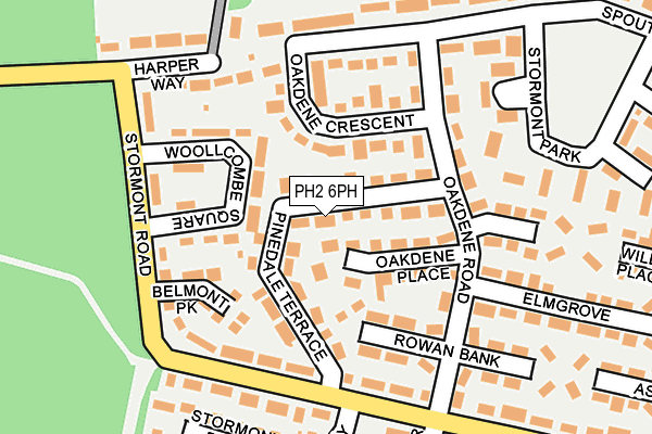 PH2 6PH map - OS OpenMap – Local (Ordnance Survey) PH2 6PH map - OS OpenMap – Local (Ordnance Survey)