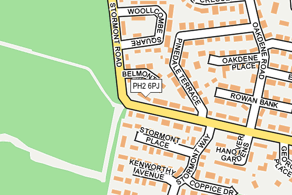 PH2 6PJ map - OS OpenMap – Local (Ordnance Survey) PH2 6PJ map - OS OpenMap – Local (Ordnance Survey)