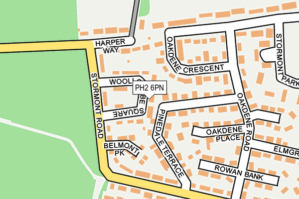PH2 6PN map - OS OpenMap – Local (Ordnance Survey) PH2 6PN map - OS OpenMap – Local (Ordnance Survey)