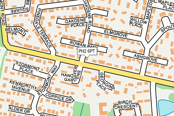 PH2 6PT map - OS OpenMap – Local (Ordnance Survey) PH2 6PT map - OS OpenMap – Local (Ordnance Survey)