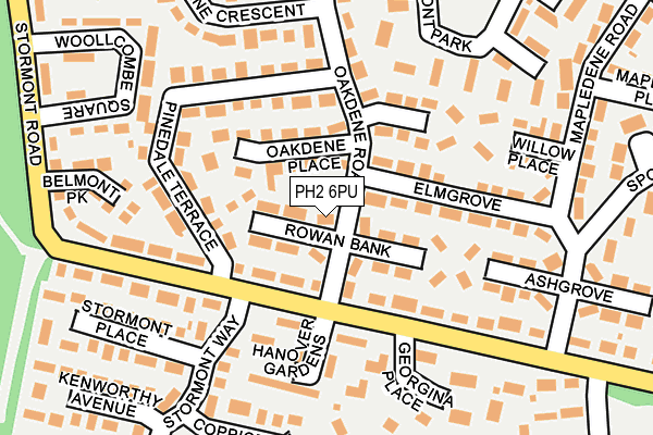 PH2 6PU map - OS OpenMap – Local (Ordnance Survey) PH2 6PU map - OS OpenMap – Local (Ordnance Survey)