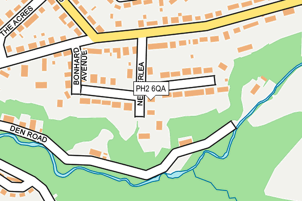 PH2 6QA map - OS OpenMap – Local (Ordnance Survey) PH2 6QA map - OS OpenMap – Local (Ordnance Survey)