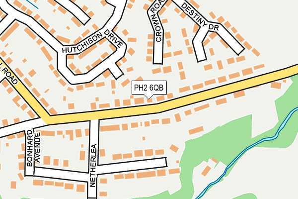 PH2 6QB map - OS OpenMap – Local (Ordnance Survey) PH2 6QB map - OS OpenMap – Local (Ordnance Survey)
