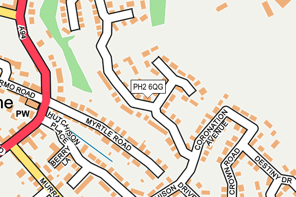 PH2 6QG map - OS OpenMap – Local (Ordnance Survey) PH2 6QG map - OS OpenMap – Local (Ordnance Survey)