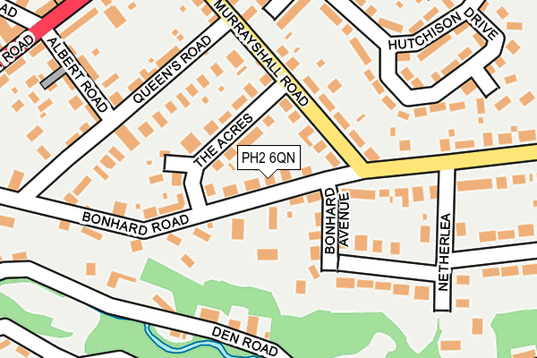 PH2 6QN map - OS OpenMap – Local (Ordnance Survey) PH2 6QN map - OS OpenMap – Local (Ordnance Survey)