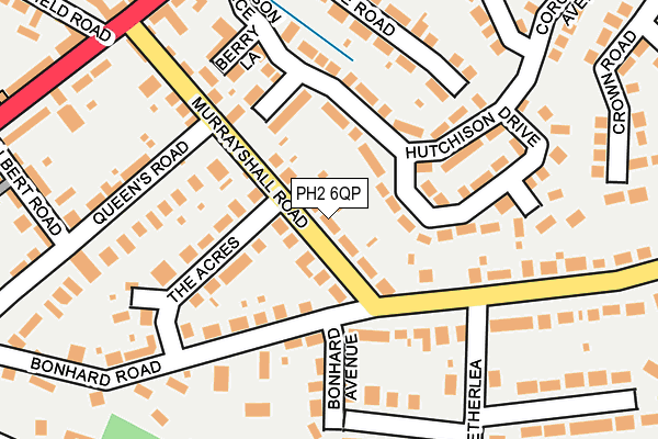 PH2 6QP map - OS OpenMap – Local (Ordnance Survey) PH2 6QP map - OS OpenMap – Local (Ordnance Survey)