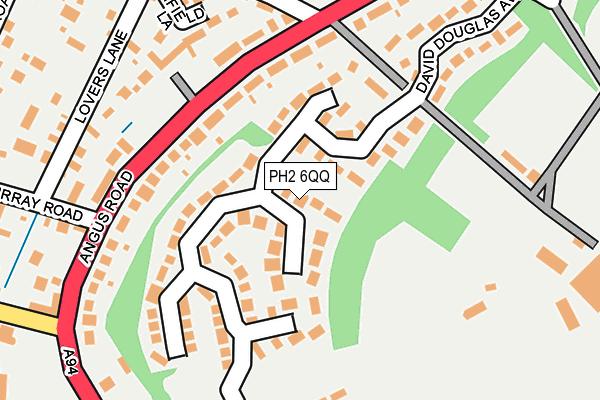PH2 6QQ map - OS OpenMap – Local (Ordnance Survey) PH2 6QQ map - OS OpenMap – Local (Ordnance Survey)