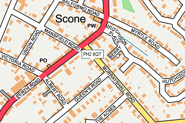PH2 6QT map - OS OpenMap – Local (Ordnance Survey) PH2 6QT map - OS OpenMap – Local (Ordnance Survey)