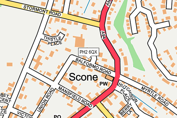 PH2 6QX map - OS OpenMap – Local (Ordnance Survey) PH2 6QX map - OS OpenMap – Local (Ordnance Survey)