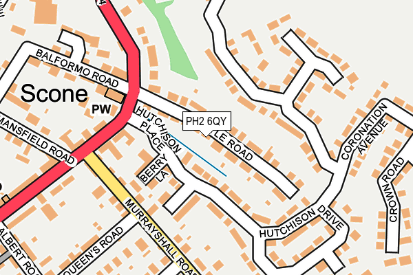 PH2 6QY map - OS OpenMap – Local (Ordnance Survey) PH2 6QY map - OS OpenMap – Local (Ordnance Survey)