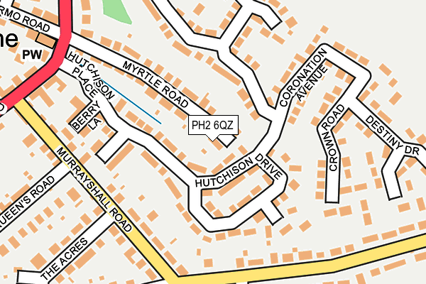 PH2 6QZ map - OS OpenMap – Local (Ordnance Survey) PH2 6QZ map - OS OpenMap – Local (Ordnance Survey)