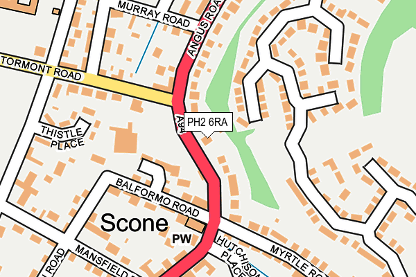 PH2 6RA map - OS OpenMap – Local (Ordnance Survey) PH2 6RA map - OS OpenMap – Local (Ordnance Survey)
