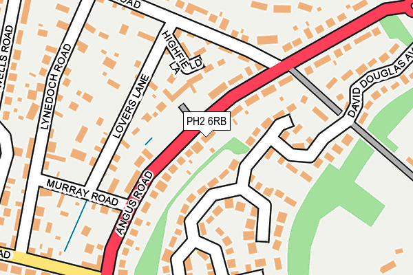 PH2 6RB map - OS OpenMap – Local (Ordnance Survey) PH2 6RB map - OS OpenMap – Local (Ordnance Survey)