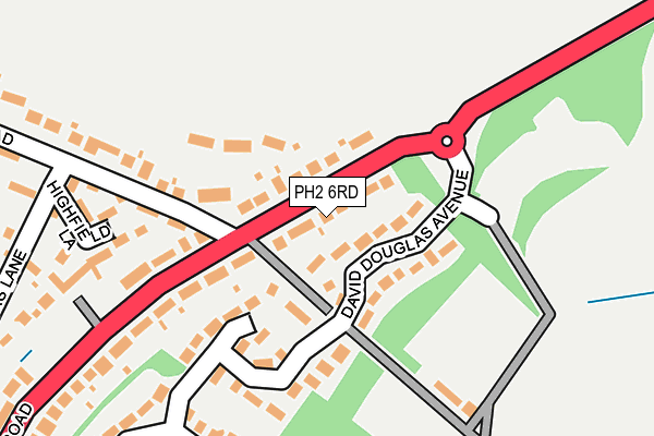 PH2 6RD map - OS OpenMap – Local (Ordnance Survey) PH2 6RD map - OS OpenMap – Local (Ordnance Survey)