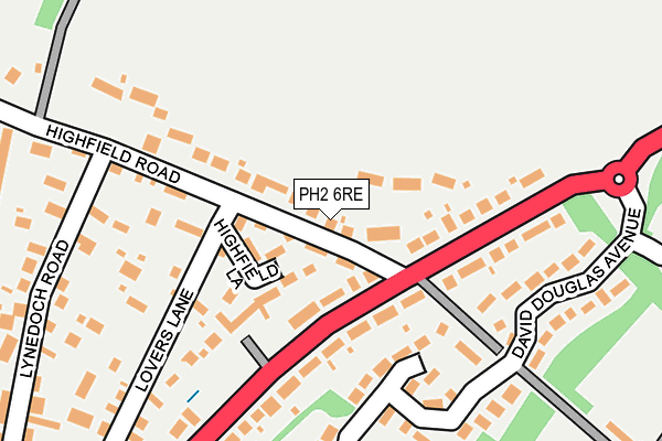 PH2 6RE map - OS OpenMap – Local (Ordnance Survey) PH2 6RE map - OS OpenMap – Local (Ordnance Survey)