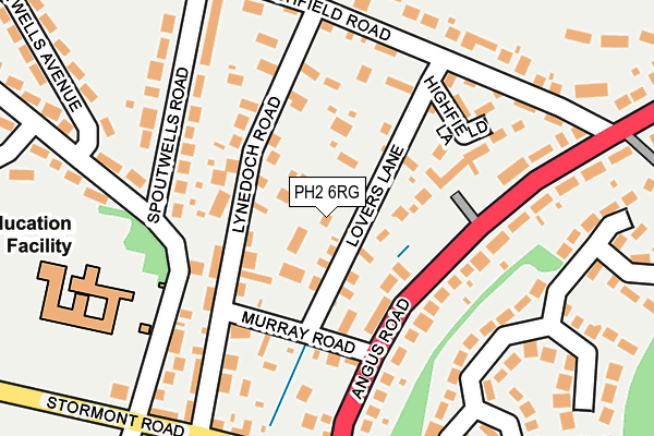 PH2 6RG map - OS OpenMap – Local (Ordnance Survey) PH2 6RG map - OS OpenMap – Local (Ordnance Survey)