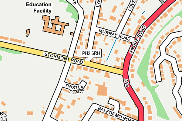 PH2 6RH map - OS OpenMap – Local (Ordnance Survey) PH2 6RH map - OS OpenMap – Local (Ordnance Survey)