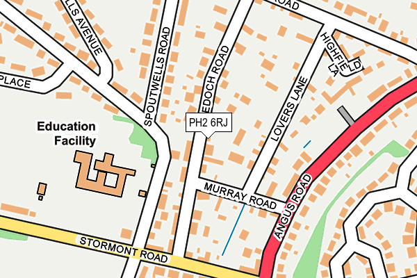 PH2 6RJ map - OS OpenMap – Local (Ordnance Survey) PH2 6RJ map - OS OpenMap – Local (Ordnance Survey)