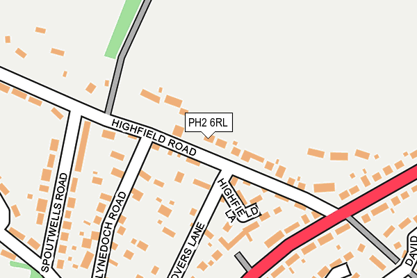 PH2 6RL map - OS OpenMap – Local (Ordnance Survey) PH2 6RL map - OS OpenMap – Local (Ordnance Survey)