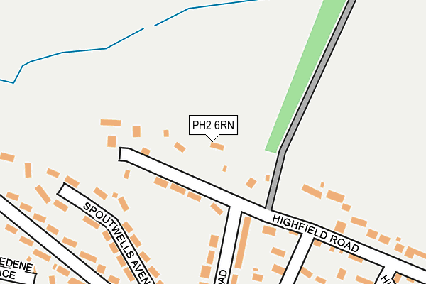 PH2 6RN map - OS OpenMap – Local (Ordnance Survey) PH2 6RN map - OS OpenMap – Local (Ordnance Survey)