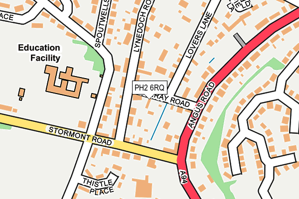PH2 6RQ map - OS OpenMap – Local (Ordnance Survey) PH2 6RQ map - OS OpenMap – Local (Ordnance Survey)