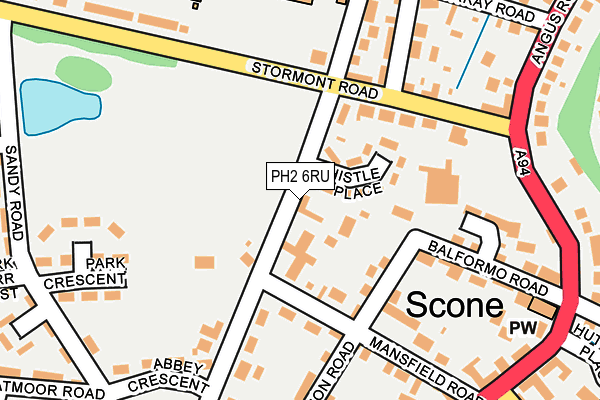 PH2 6RU map - OS OpenMap – Local (Ordnance Survey) PH2 6RU map - OS OpenMap – Local (Ordnance Survey)