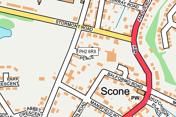 PH2 6RX map - OS OpenMap – Local (Ordnance Survey) PH2 6RX map - OS OpenMap – Local (Ordnance Survey)