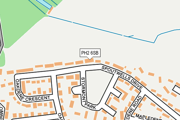 PH2 6SB map - OS OpenMap – Local (Ordnance Survey) PH2 6SB map - OS OpenMap – Local (Ordnance Survey)