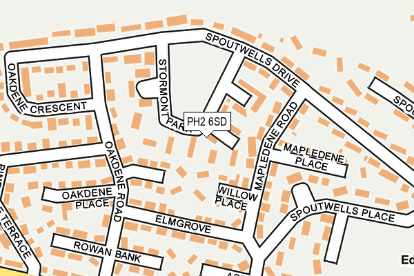 PH2 6SD map - OS OpenMap – Local (Ordnance Survey) PH2 6SD map - OS OpenMap – Local (Ordnance Survey)