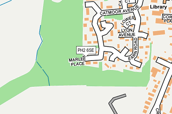 PH2 6SE map - OS OpenMap – Local (Ordnance Survey) PH2 6SE map - OS OpenMap – Local (Ordnance Survey)