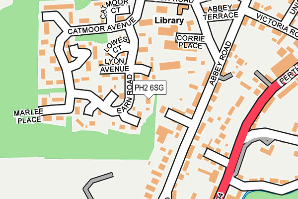 PH2 6SG map - OS OpenMap – Local (Ordnance Survey) PH2 6SG map - OS OpenMap – Local (Ordnance Survey)